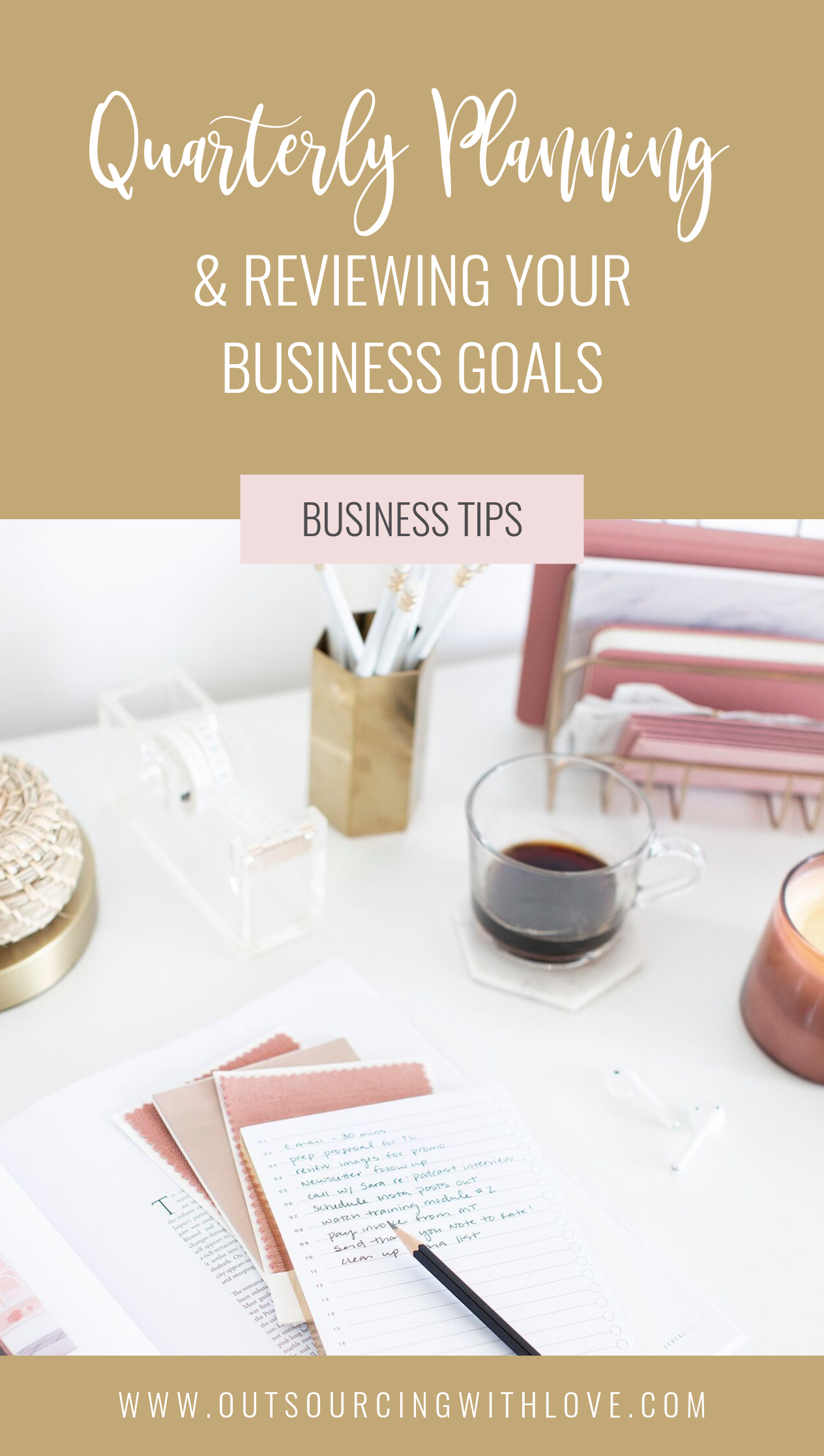 Quarterly Planning and Reviewing Your Business Goals by Giovana Bier 